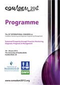 COMADEM2012 Programme